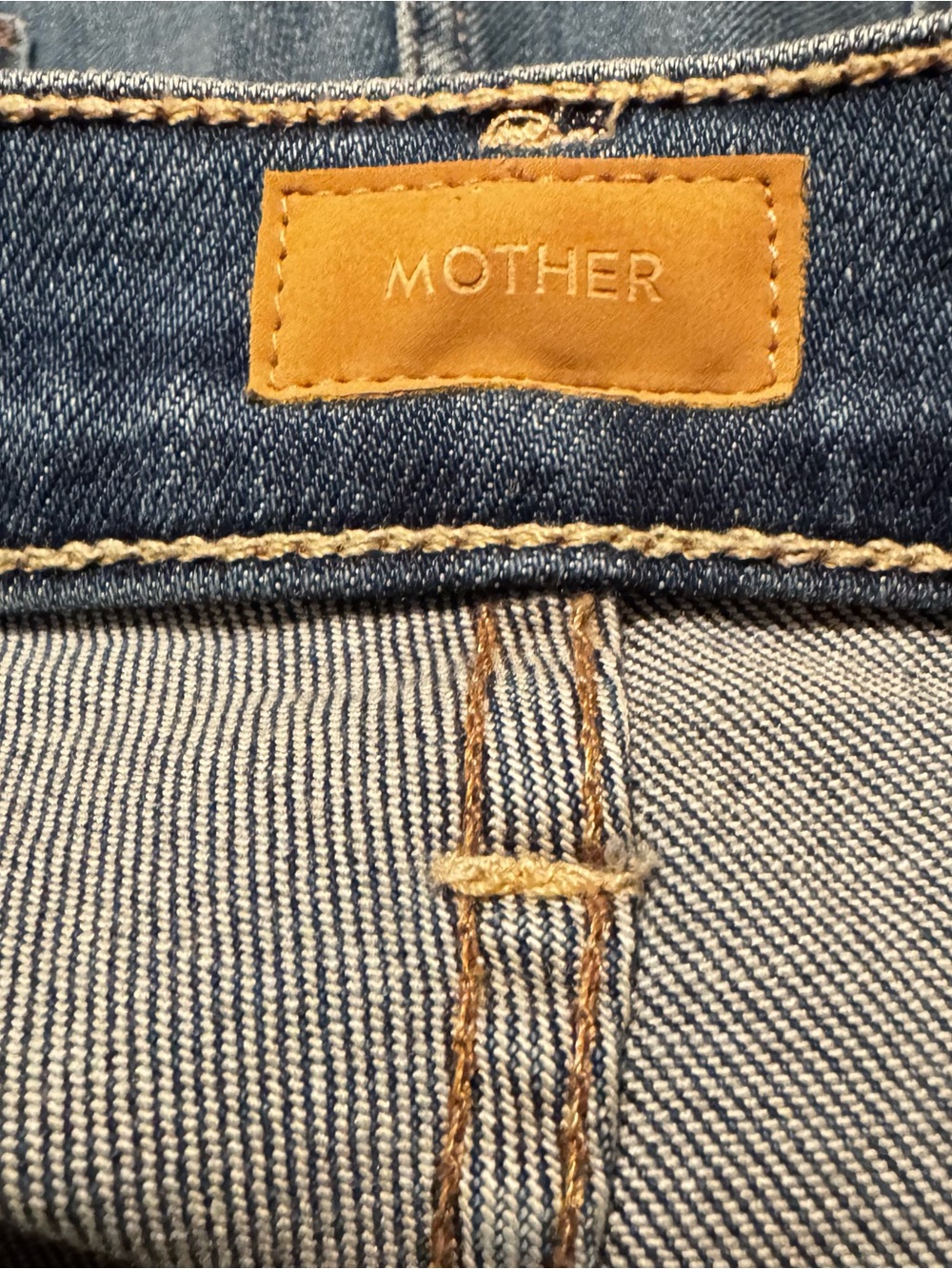 MOTHER The Tune Up Maven Sneak Jeans 30 Opposites Attract High Rise Wide Leg NWT - Picture 9 of 13